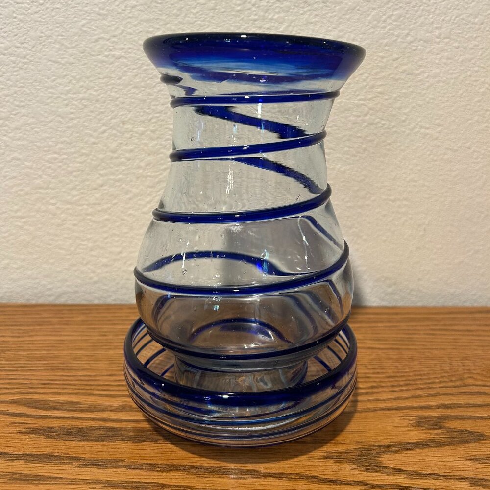 Blown Glass Candleholder from Cabo San Lucas - Picture 4 of 12